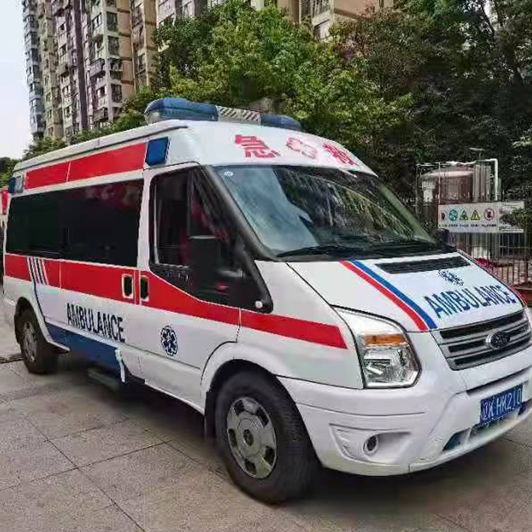 天长长途救护车护送病人返乡